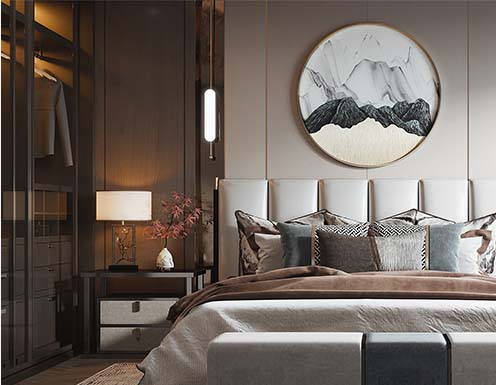 臥室背景墻設計，演繹不一樣的高級感！